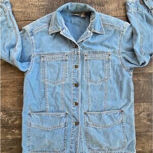 Light Blue Denim Jacket for Women